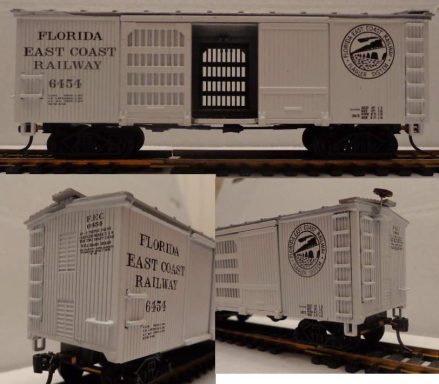 Florida East Coast R.R. HO VENTED BOXCAR